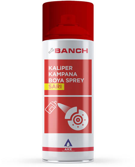 CALIPER AND DRUM BRAKE PAINT YELLOW